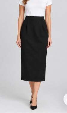 Evan-Picone Vintage Wool Blend Pencil Skirt Women’s Size 12 Lined Midi Back Zip